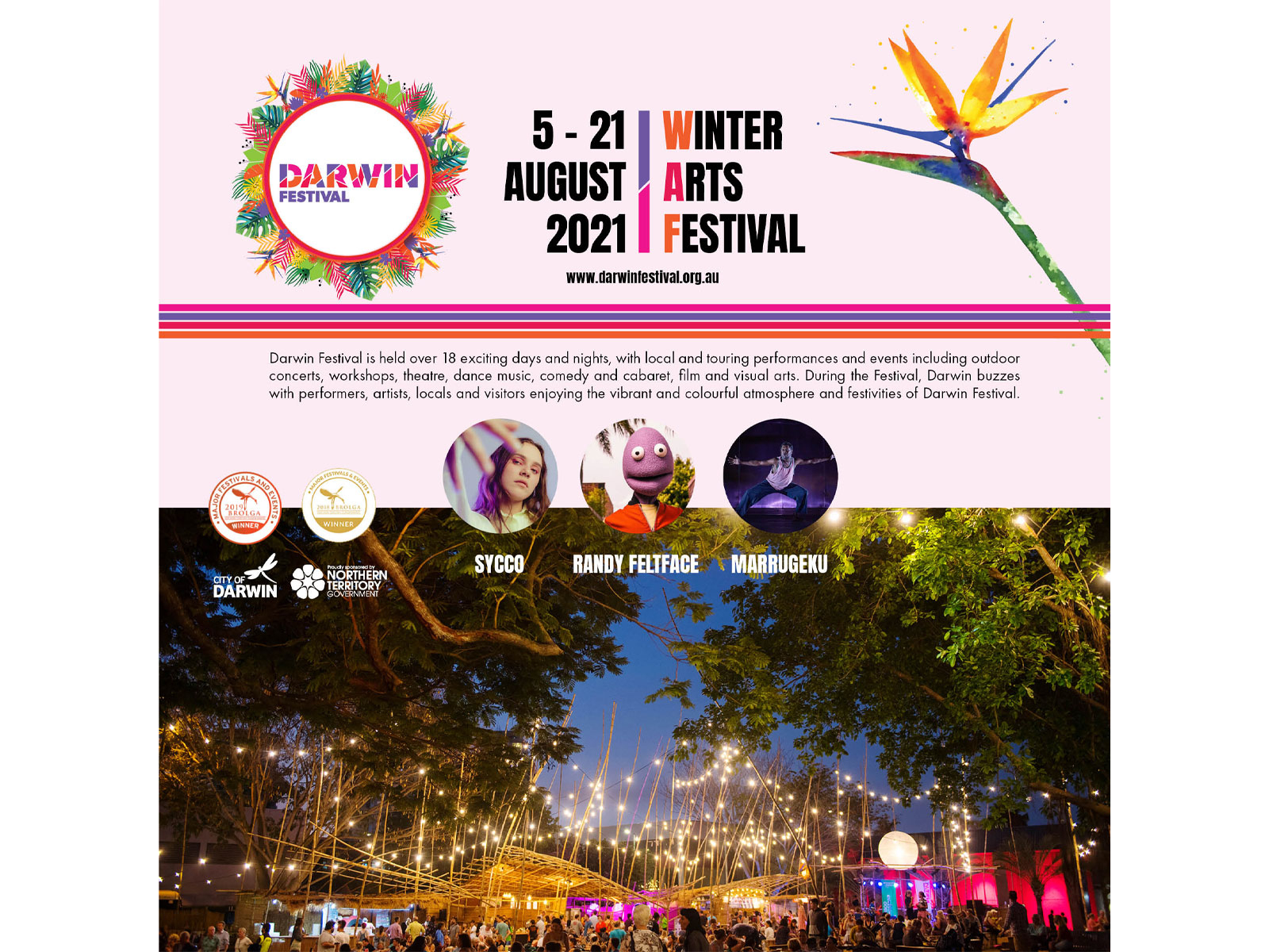 Mock up Darwin Festival Instagram Post by Sandy Loudon on Dribbble