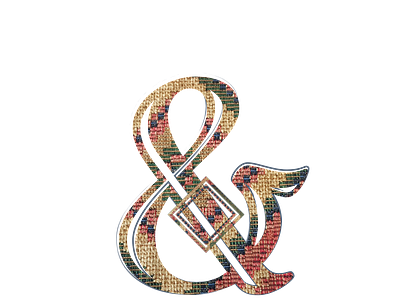 Ampersand Fabric Alphabet 1 art colour design fabric illustration logo texture typography
