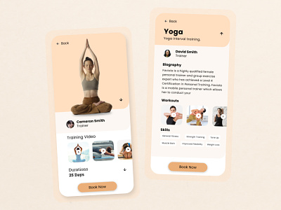 Yoga App UI branding creative design dribbble ui ux
