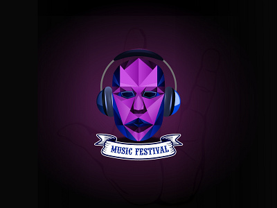 Music Festival branding creative dribbble illustration logo ui ux vector weekly warm up