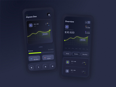 Crypto Investment App UI