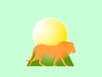 Hello Dribbblers! I am happy to design new warm-up! THE LION dribbble icon weekly warm up