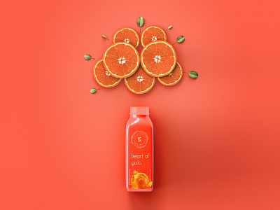 “Orange Julius” Product label mockup