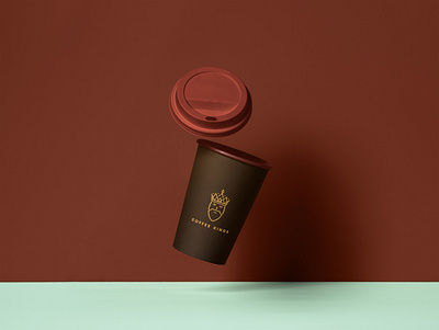 C O F F E E • K I N G S coffee design dribbble invite logo modern photoshop ui