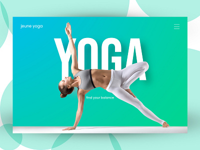 yoga banner adobe download green keshav keshav mobile trending ux web webite xd yoga