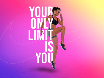 NIKE Inspiration Banner KESHAV RAJ adobe app branding clean color design dribbble dribbbler flat graphic design icon logo nike air nike air max nike running photoshop typogaphy ui web website