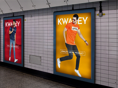 Kwabey Branding adobe advertisement branding cool fashion mustard photoshop red yellow