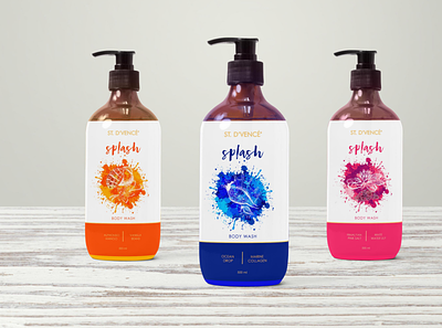 Packaging Design for body wash body wash body wash packaging bottle design branding labelling design packaging design soap branding