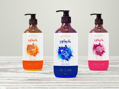 Packaging Design for body wash