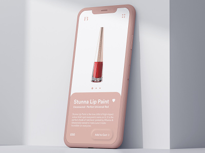 Fenty Beauty app design app desihn app icon app ui application design application ui application ux ui fenty fenty beauty inspirations makeup makeup app ui ui inspiration ui tips ui trend uiux ux web design website