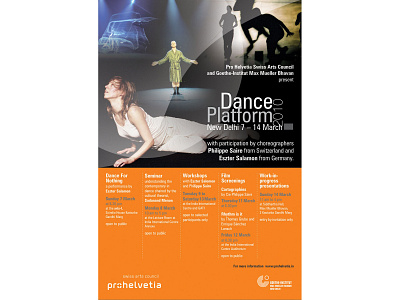 Poster dance programme poster poster design