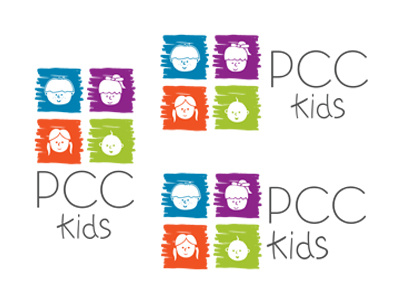 PCC Kids branding children illustration kids logo ministry