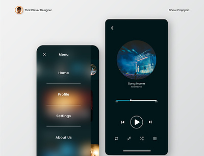 Music App UI Design android app design app design ios app design music app music app design music app ui ui ui design uidesign uiux ux