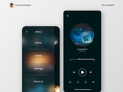 Music App UI Design