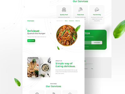 Restaurant Website Landing Page UI Design design landing design landing page landing page design landingpage restaurant restaurant branding restaurant web design restaurant website restaurants ui ui design uidesign uiux ux web design webdesign website website design