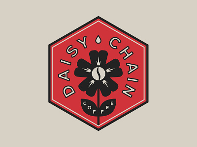 Daisy Chain Coffee branding coffeeshop des moines logo