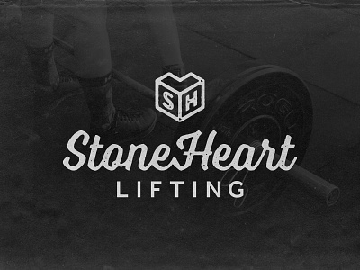 StoneHeart Lifting athletics branding des moines logo