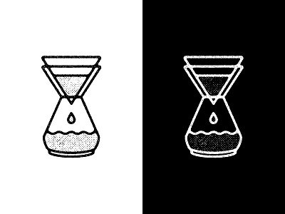 Chemex Graphic coffee icon minimal shirt texture