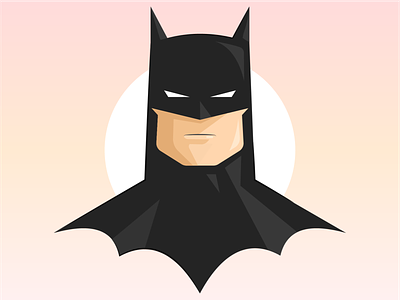 Batman animation art artist batman clean dc comics dccomics design dribbble illustration illustrator vector