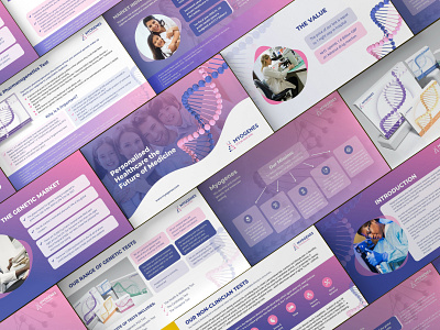 Myogenes Health Insurers Intro Deck Presentation branding canva deck design google slide graphic design homepage illustration logo pitch deck powerpoint powerpoint project presentation presentation design ui ux webdesign