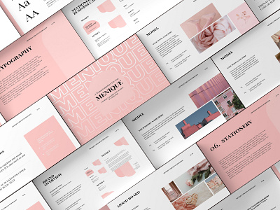 MENIQUE - Brand Guidelines Template