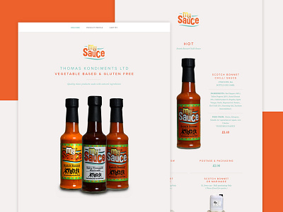 My Sauce Website