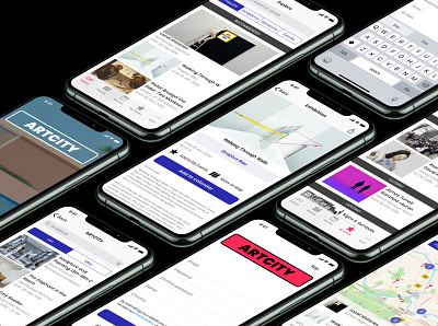 Artcity - Art Guide app art guide branding design icon logo minimal typography ui ux web