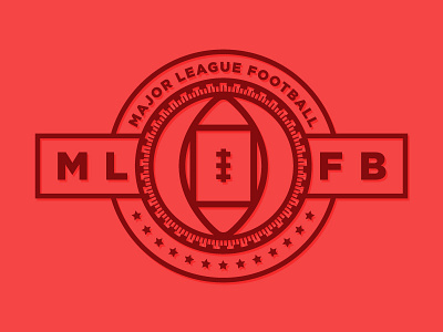 Mlfb badge gotham leftovers logo red shield unused