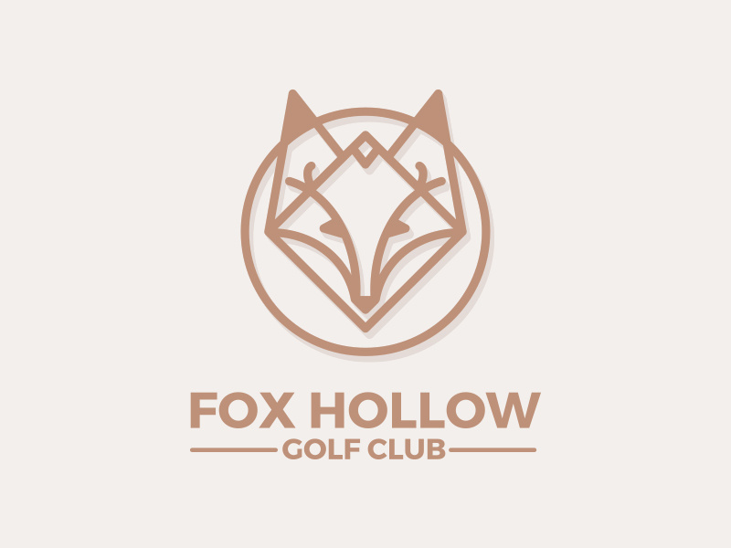 Fox Hollow Golf Club Logo by Andrew on Dribbble
