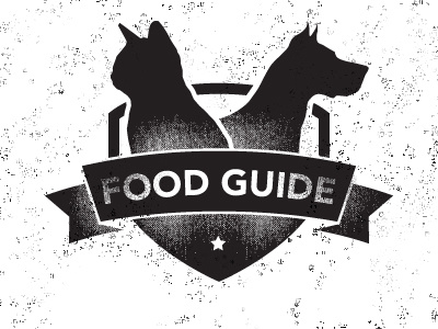 Food Guide crest emblem logo shield texture