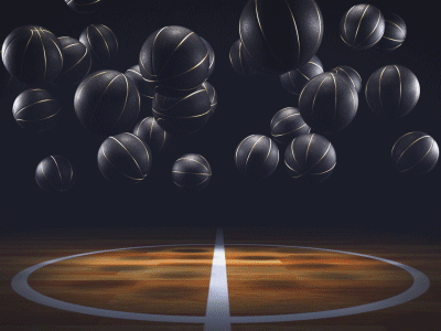 Basketballs Promo 3d 3d art animated animated gif animation design dribbble gif gif animation maya motion design motion graphics