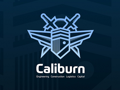 Caliburn ai design graphics illustrator logo logofolio marks vector