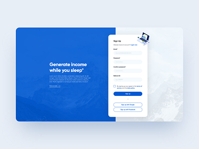 001 - Daily UI "Sign up form" 001 dailyui dailyuichallenge day01 design form signup ui uiux ux webapp webdesign