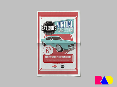 Virtual Car Show car classic car illustration poster poster a day poster art poster design type typeface typographic typography vintage vintage badge vintage car vintage cars vintage design vintage font vintage illustration vintage logo