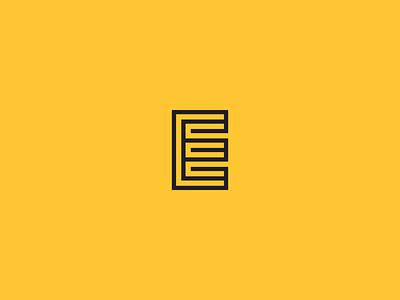 Letter E logo concept
