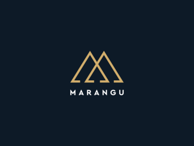 "Marangu" logo design app art branding design icon illustrator lettering logo logos logotipo logotype logotype design minimal monogram type typography ui ux vector web