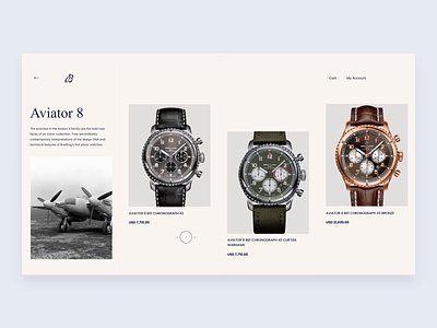 Breitling 1884 - Motion design 02 aftereffects animation branding clean design concept concept art desktop ecomerce hover hover effect interaction motion design smooth transitions ui watches website