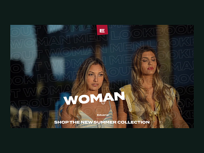 E Fashion Store Website aftereffects animation conceptdesign design fashion motion design motiongraphics trendy ui ux webdesign webstore woman