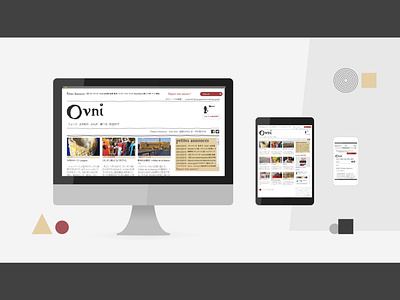 Ovni - Web Site free paper social media web design wordpress