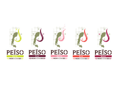 Peiso Winnery branding label design logo design packaging design