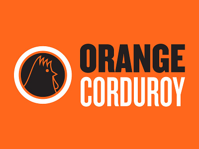 Orange Corduroy adobe illustrator logo logo design