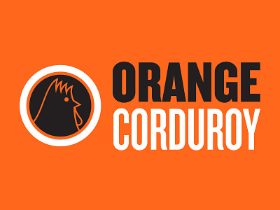 Orange Corduroy