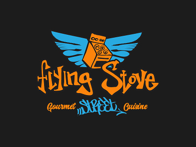 Flying Stove adobe illustrator branding custom typography logo logo design