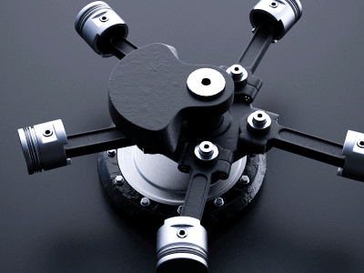 RAD_IALS 3d animation cinema4d engine gif mechanical radial