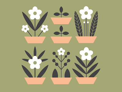 Flowerpots illustration