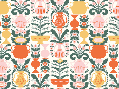 'Allmoge' repeat vector pattern