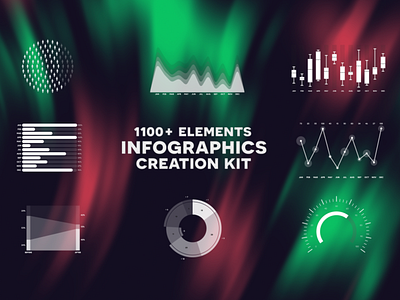 Infographics Creation Kit — After Effects Template 2d after effects animation chart data illustration infographics motion graphic