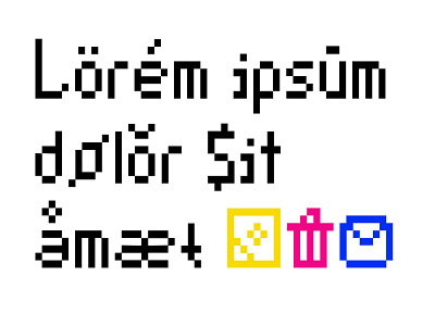 SK Eliz | Pixel Typeface