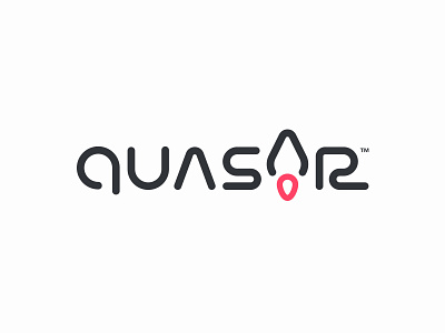 QUASAR | Day 1st | #dailylogochallenge design flat logo project rocketship type vector