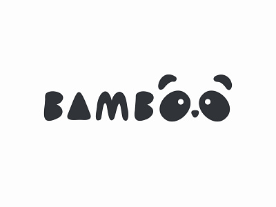 BAMBOO | Day 3rd | #dailylogochallenge bamboo challenge dailylogochallenge design logo panda panda bear project typography vector